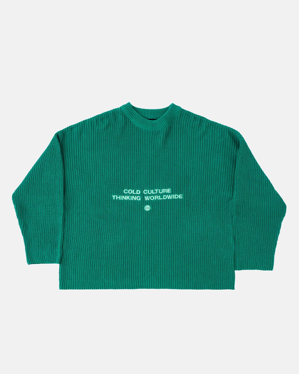 CLAIM RIBBED KNIT GREEN - COLD CULTURE