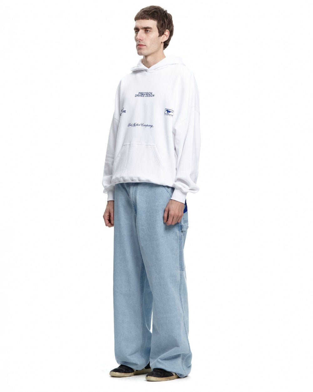 CLASH HOODIE WHITE - COLD CULTURE #man