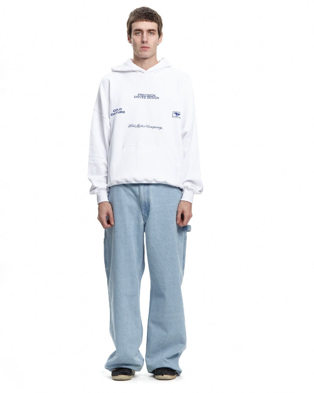 CLASH HOODIE WHITE - COLD CULTURE #man