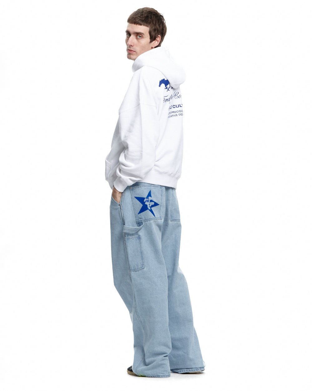 CLASH HOODIE WHITE - COLD CULTURE #man