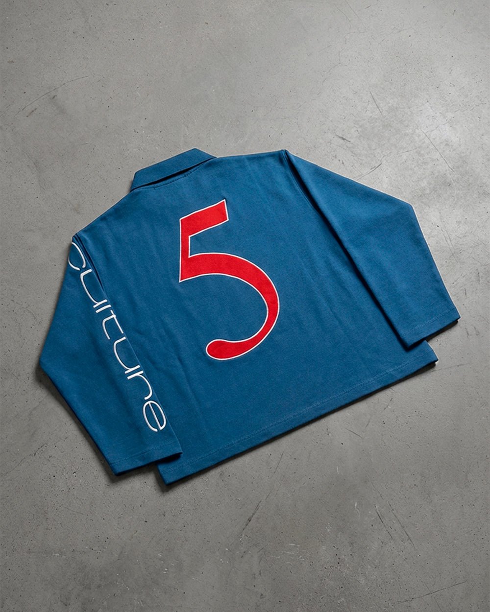 CLASSIC FIVE LONGSLEEVE POLO NAVY - Cold Culture