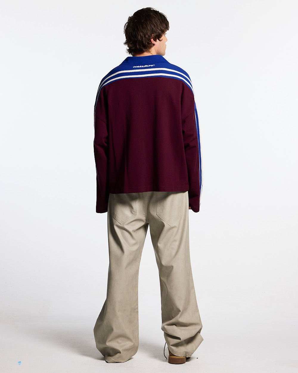 CLASSIC RAW POLO LONGSLEEVE BURGUNDY - Cold Culture #man