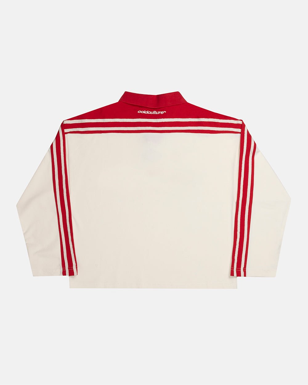 CLASSIC RAW POLO LONGSLEEVE CREAM - Cold Culture