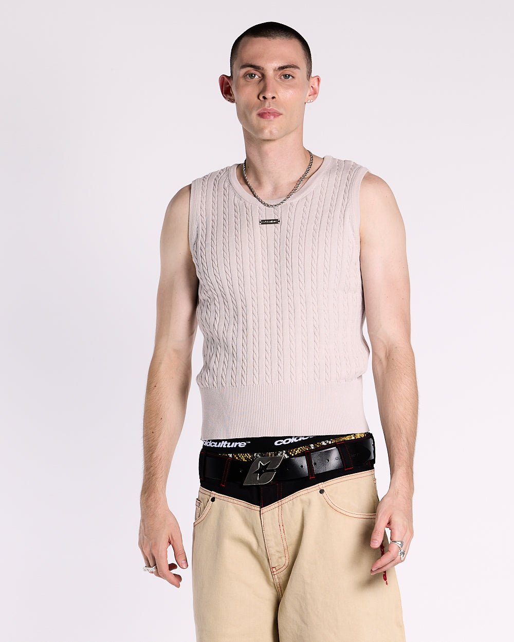 CLASSY KNIT TANK TOP - COLD CULTURE #man