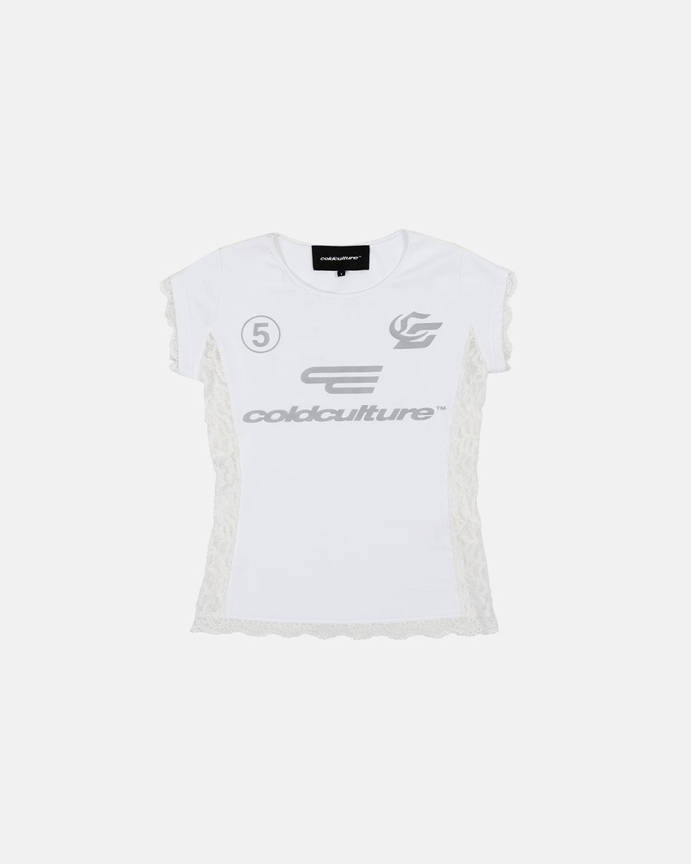 CLUB BABY TEE WHITE - Cold Culture