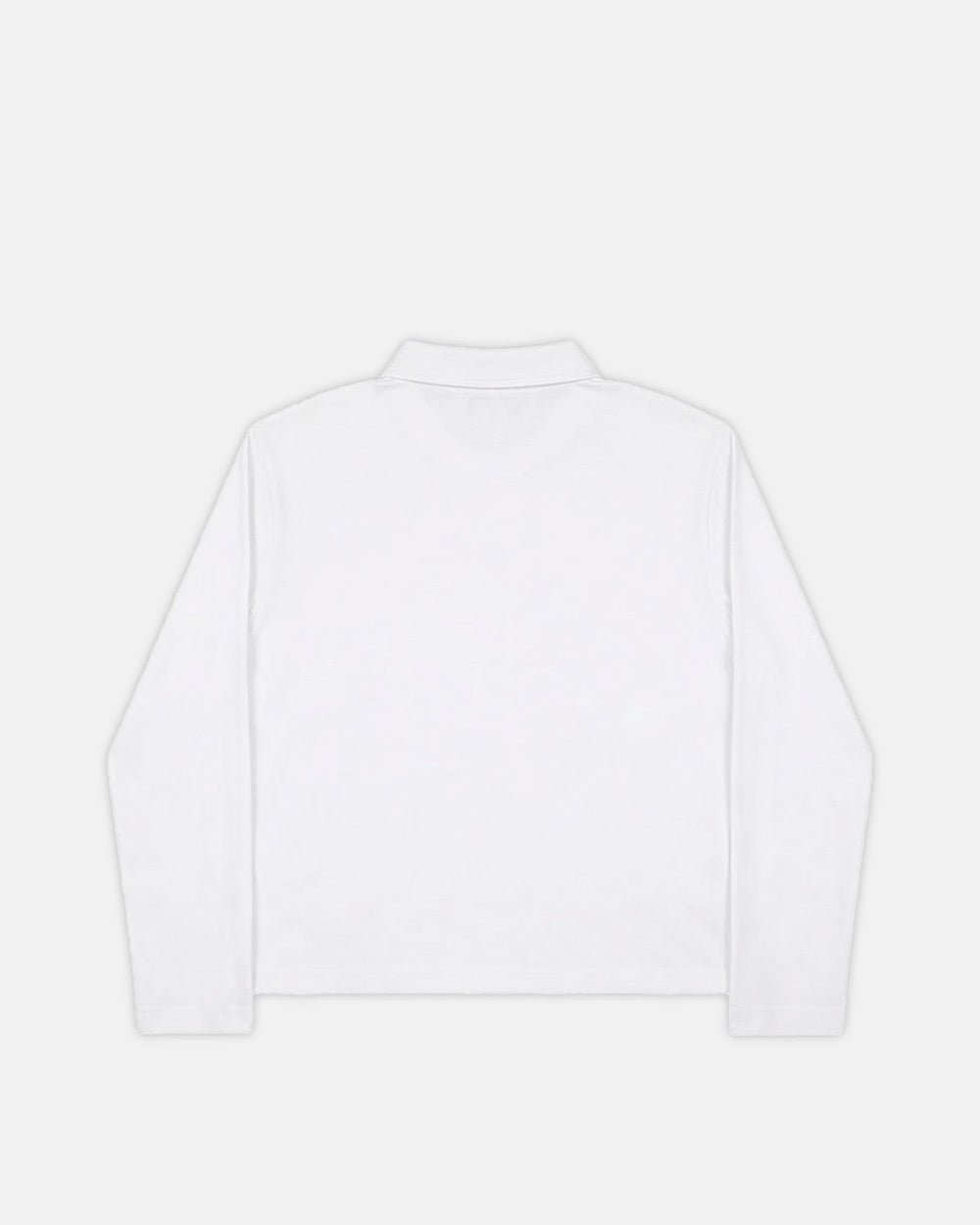 CLUB LONGSLEEVE POLO WHITE - Cold Culture