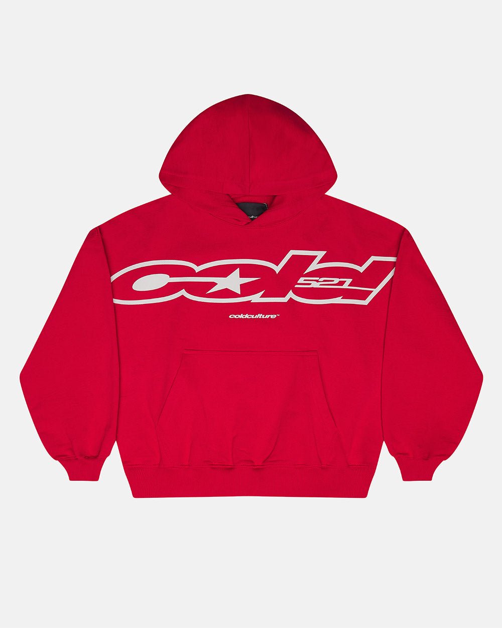 COLD 521 HOODIE RED - Cold Culture