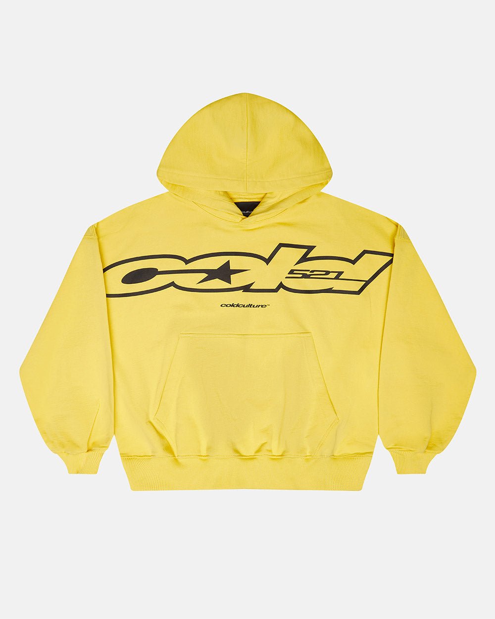 COLD 521 HOODIE YELLOW - Cold Culture