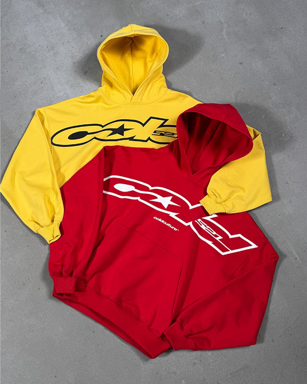 COLD 521 HOODIE YELLOW - Cold Culture