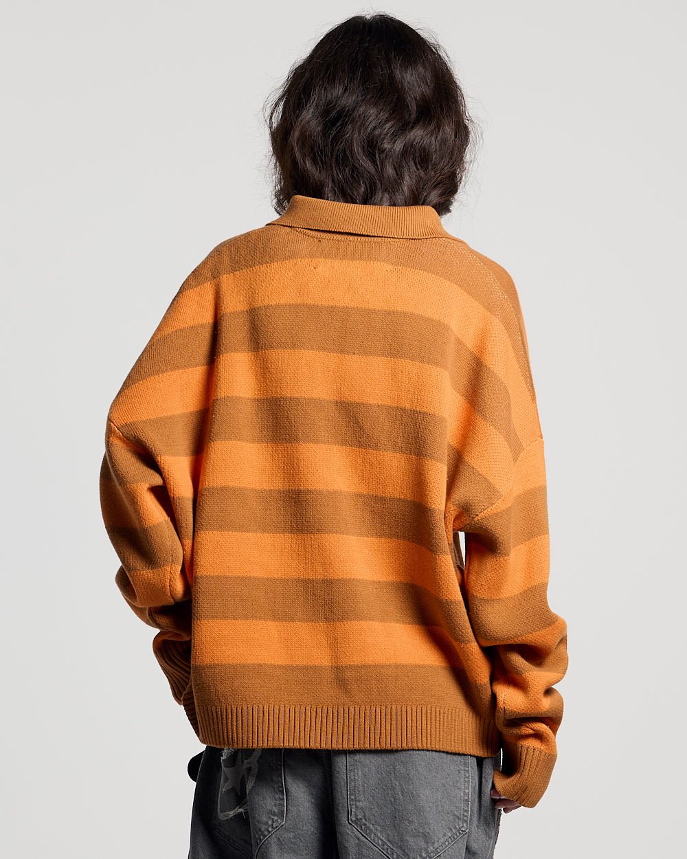 COLD BRICK POLO KNIT ORANGE - Cold Culture