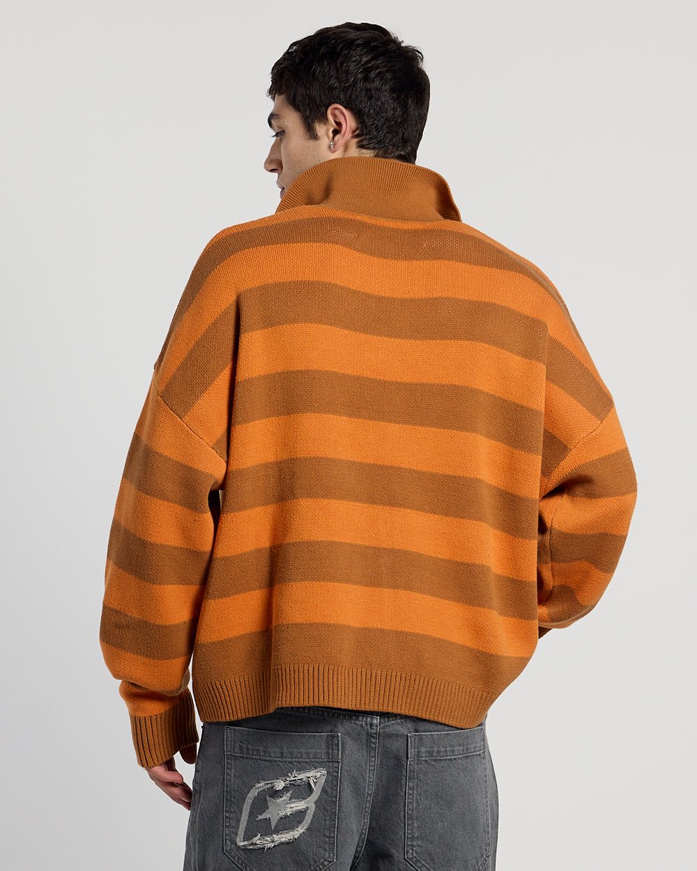 COLD BRICK POLO KNIT ORANGE - Cold Culture