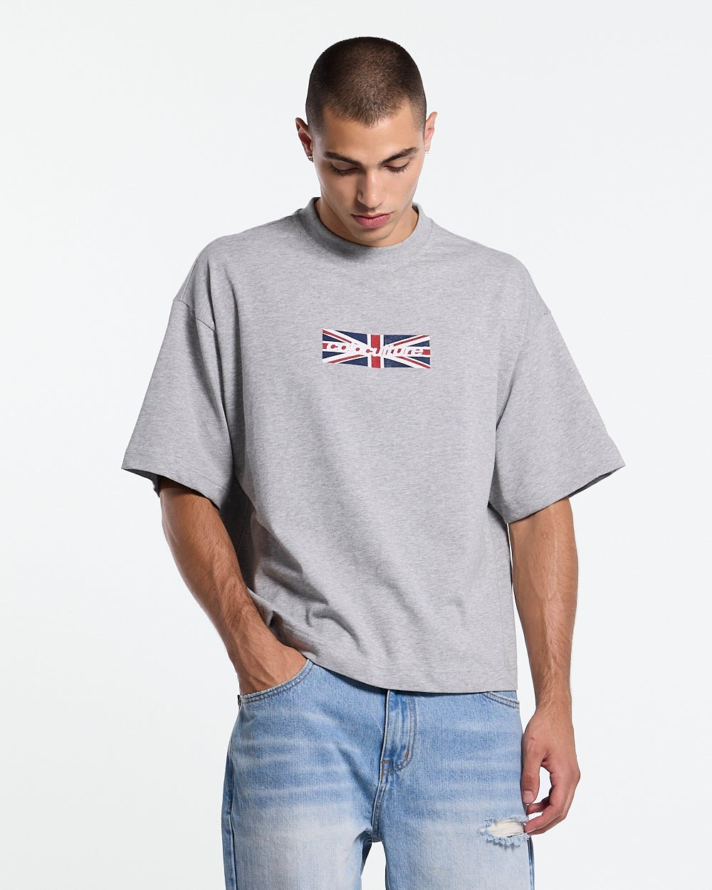 COLD ERA TEE HEATHER GREY - Cold Culture