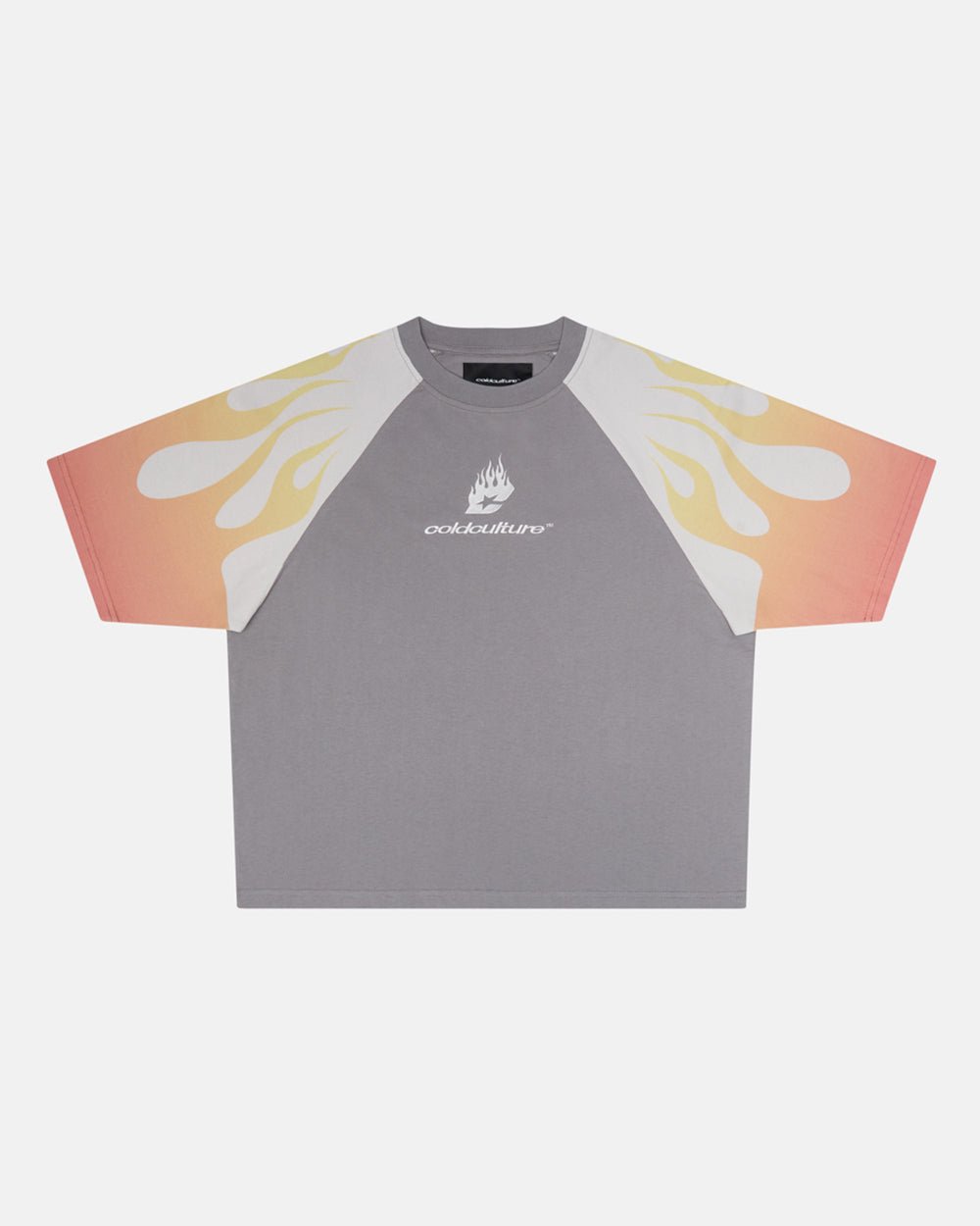 COLD FLAMES TEE ORANGE - COLD CULTURE