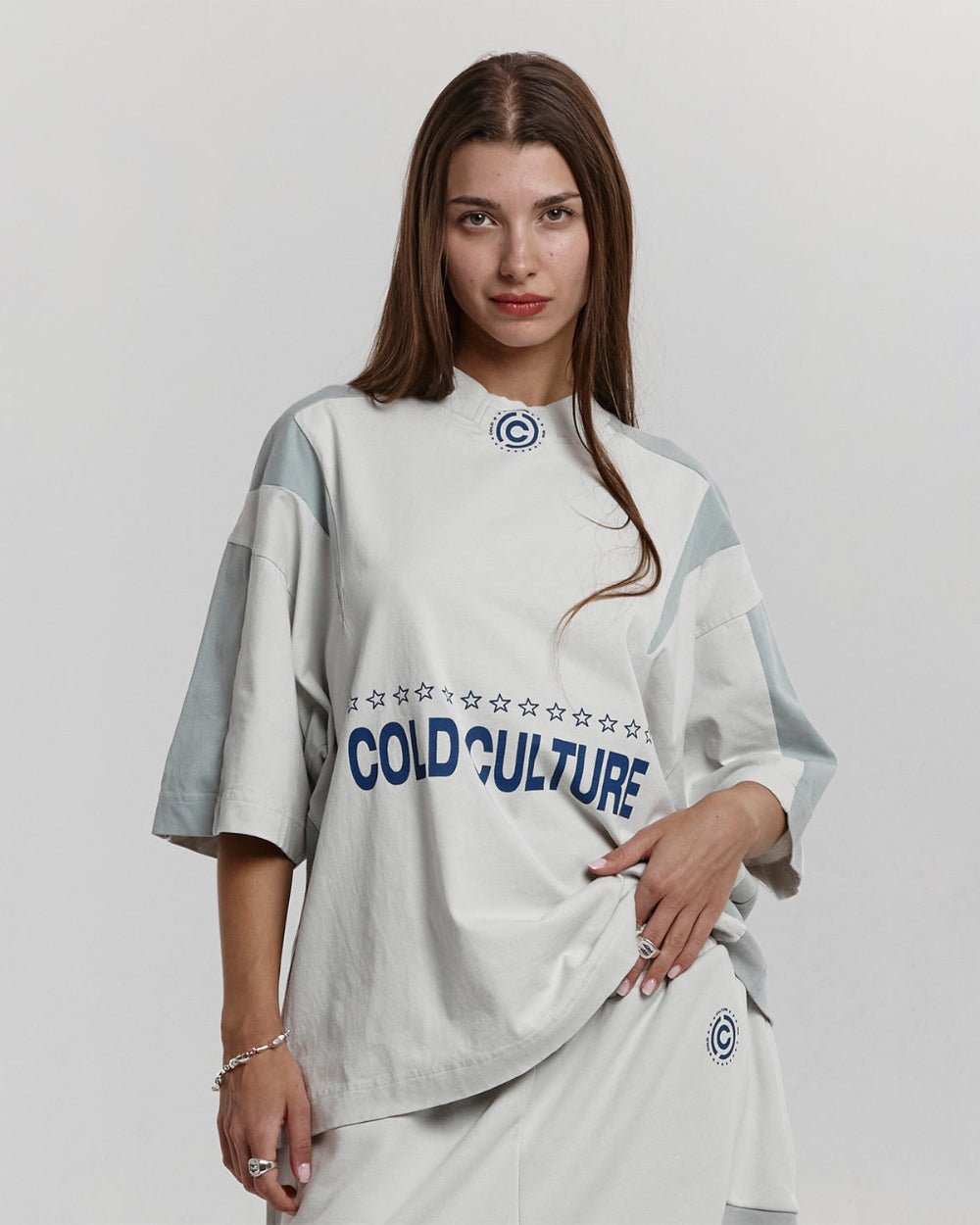 COLD TEAM TEE OLYMPIC GREY - COLD CULTURE