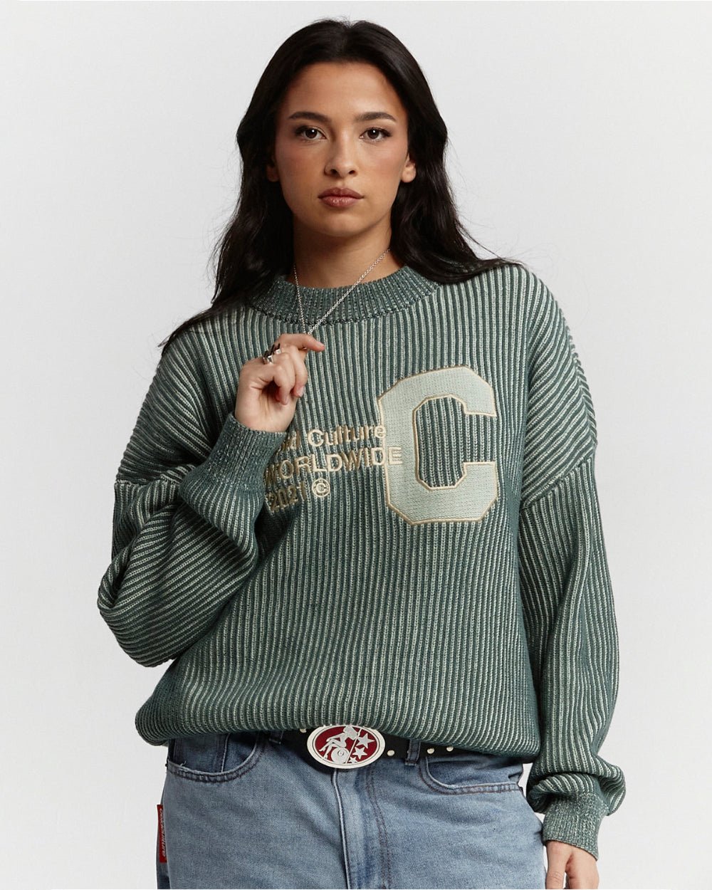 COLD UNIVERSITY KNIT WARM GREEN - COLD CULTURE