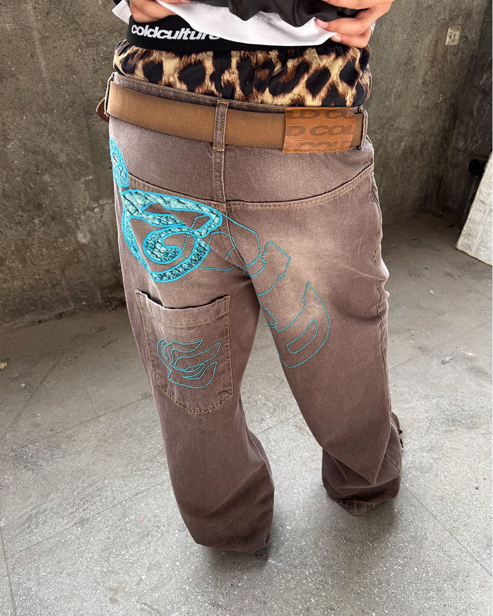 COLLEGE V3 PANTS LIGHT BROWN - Cold Culture