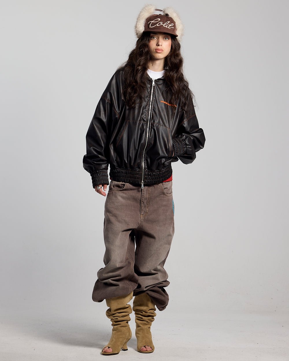 COLLEGE V3 PANTS LIGHT BROWN - Cold Culture