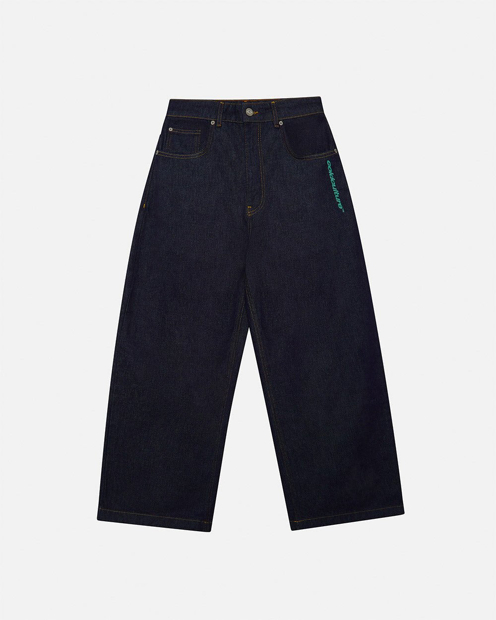 COLLEGE V3 PANTS RAW DENIM - Cold Culture