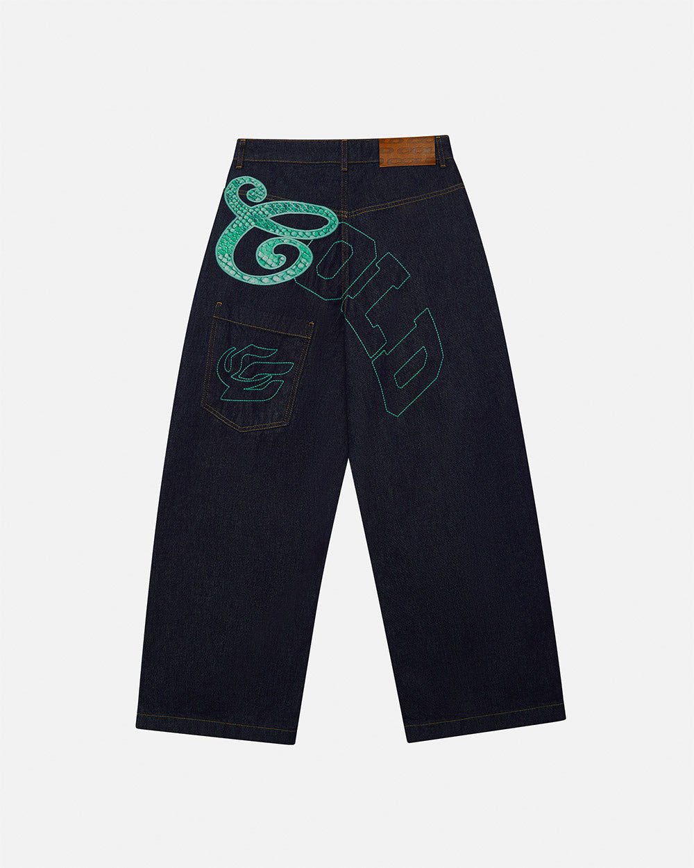COLLEGE V3 PANTS RAW DENIM - Cold Culture