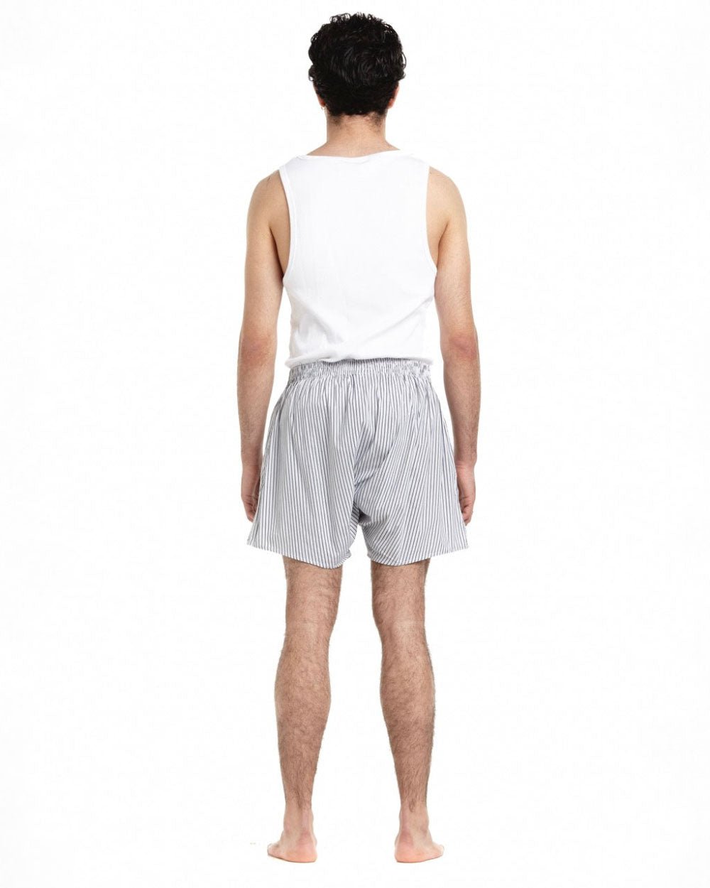 COMPANION LION BOXER STRIPED DARK GREY - Cold Culture