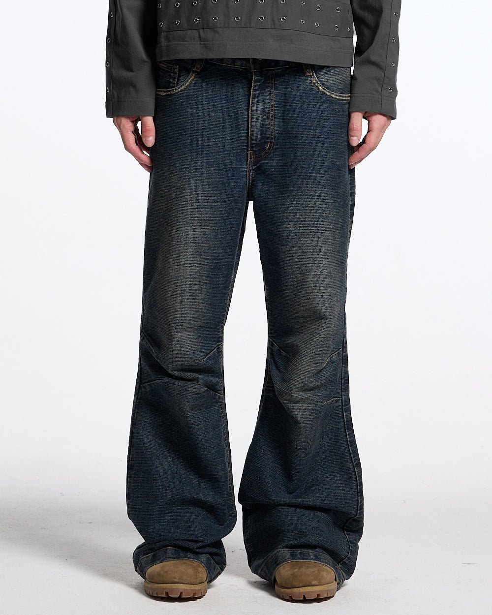 CONCRETE BOOTCUT JEANS BLUE - Cold Culture #man