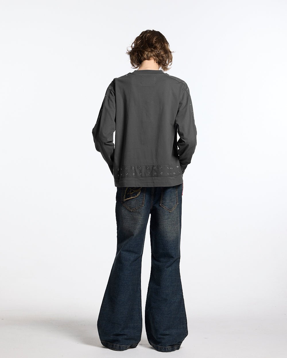 CONCRETE BOOTCUT JEANS BLUE - Cold Culture #woman