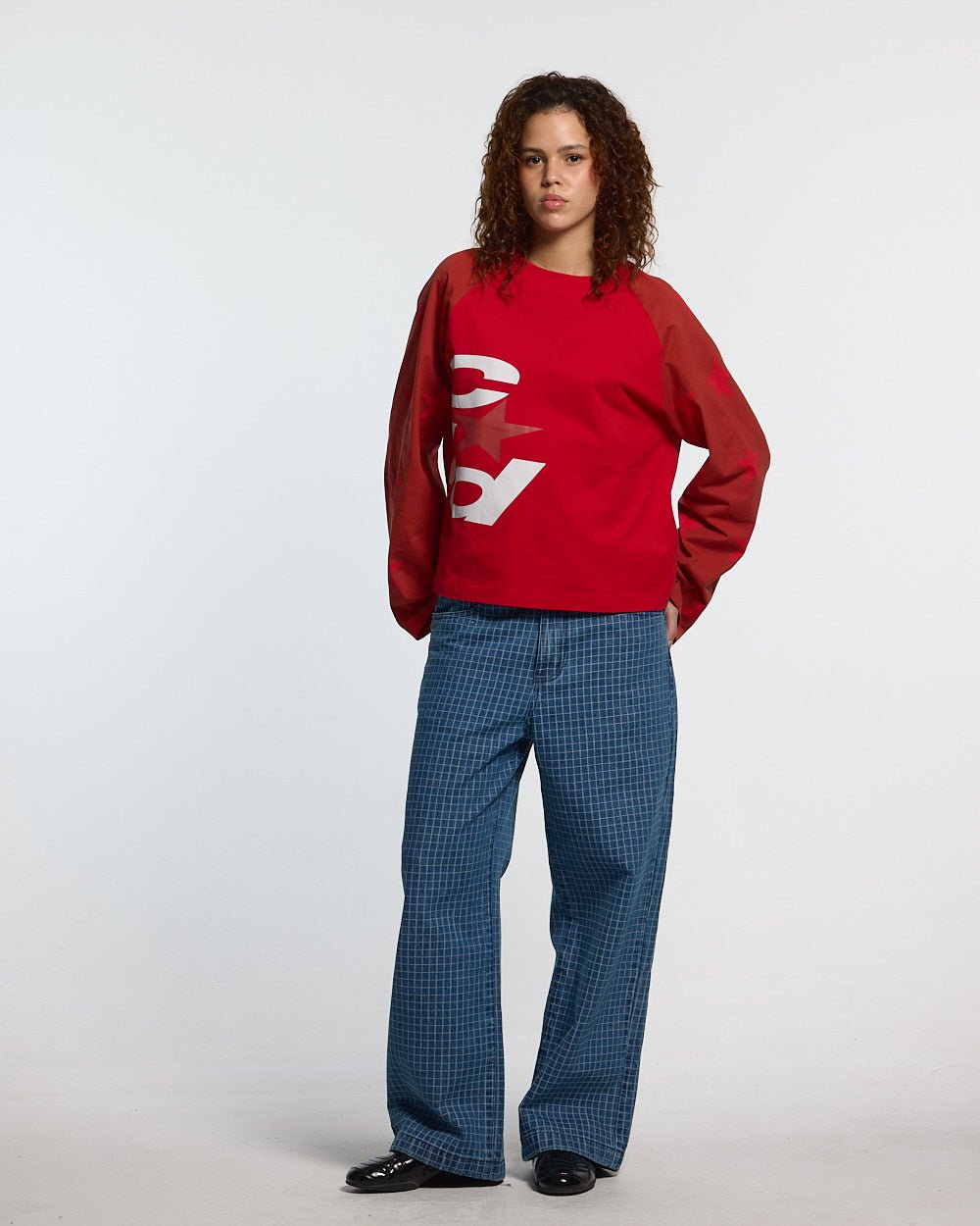 CONSTELLATION LONGSLEEVE RED & BURGUNDY - Cold Culture