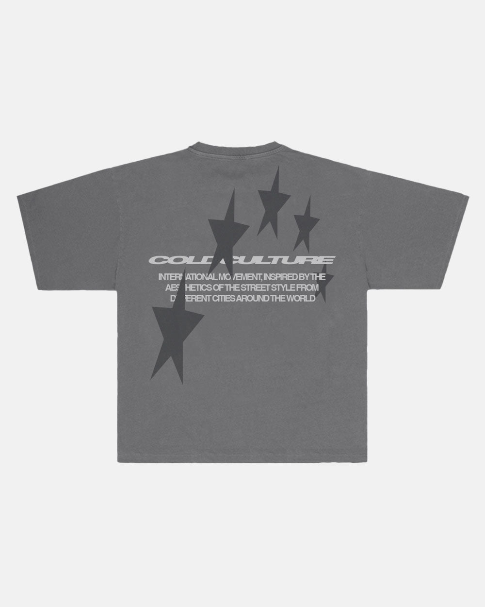 COSMOS ARC TEE SMOKE GREY | COLD CULTURE™ | STREETWEAR CLOTHING BRAND
