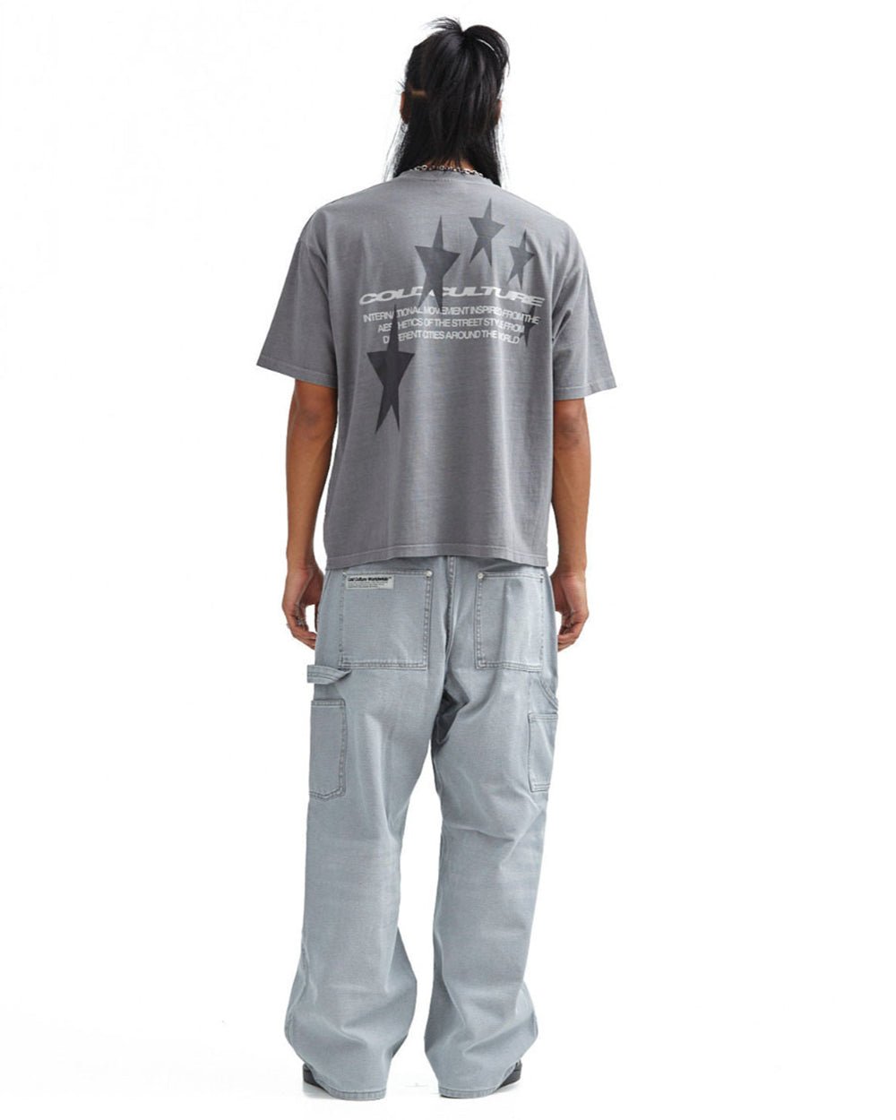 COSMOS ARC TEE SMOKEY GREY - COLD CULTURE