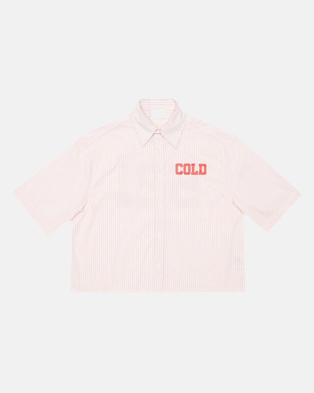 COUNTDOWN SHIRT PINK STRIPES - COLD CULTURE