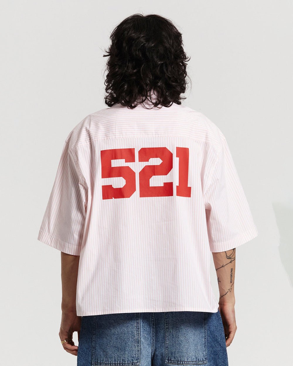 COUNTDOWN SHIRT PINK STRIPES - COLD CULTURE