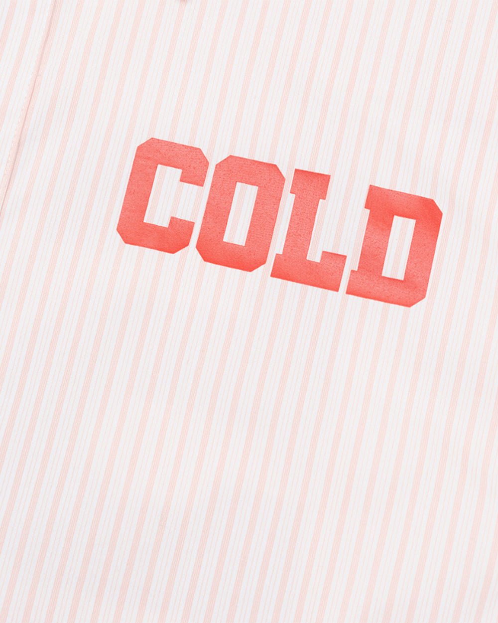 COUNTDOWN SHIRT PINK STRIPES - Cold Culture