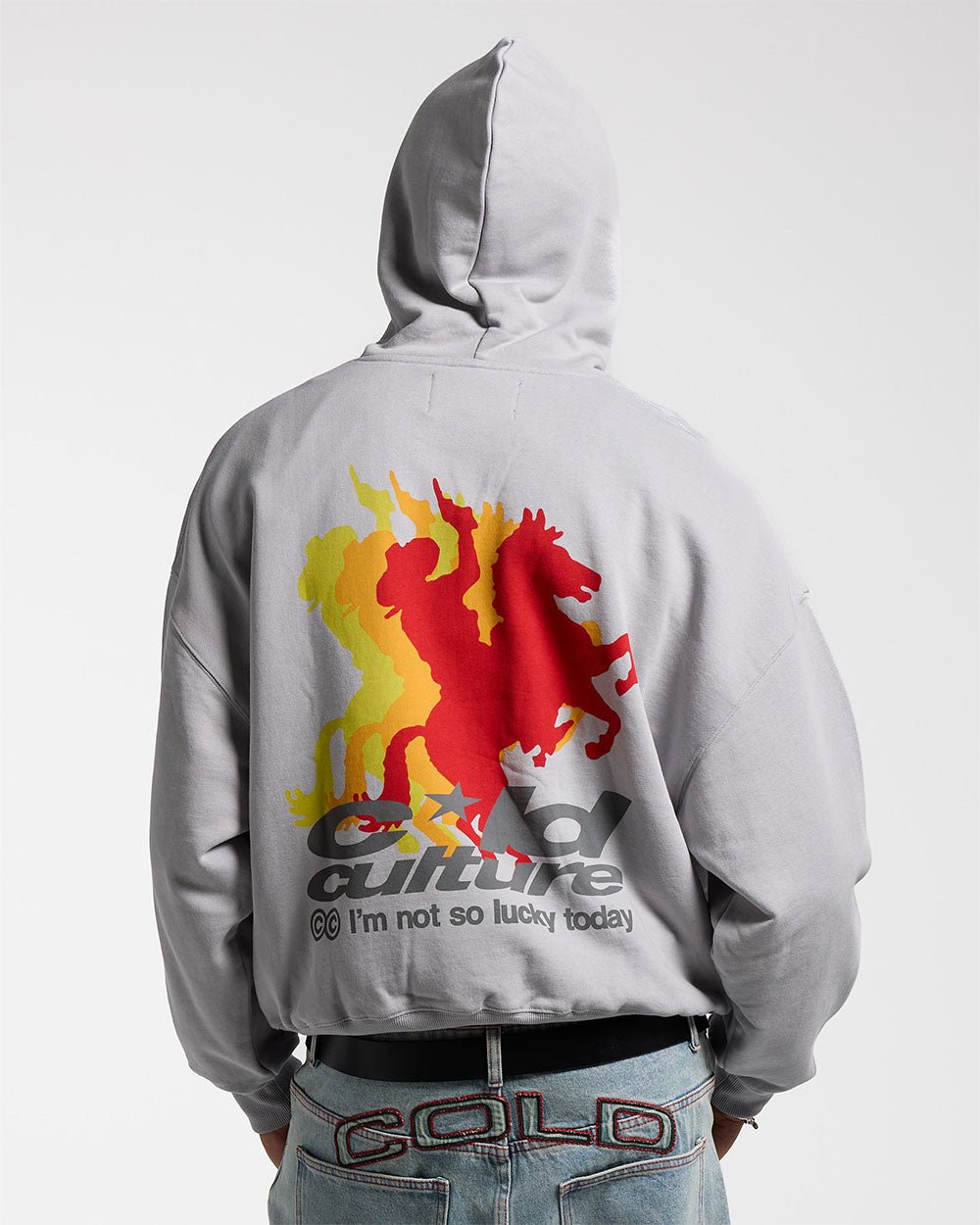 COWBOY HOODIE COOL GREY - COLD CULTURE #man