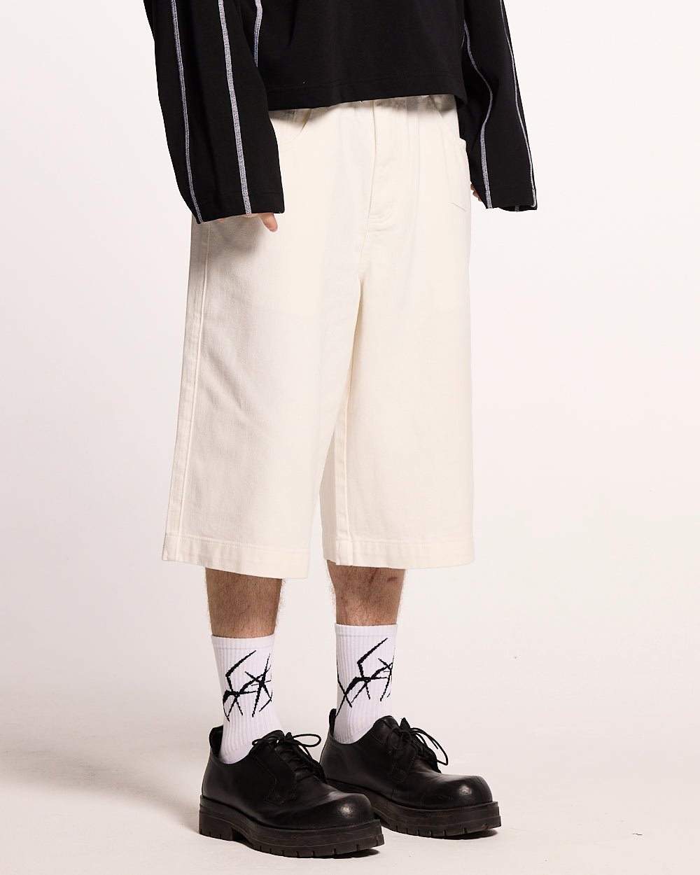 COWBOY SHORTS WHITE - COLD CULTURE