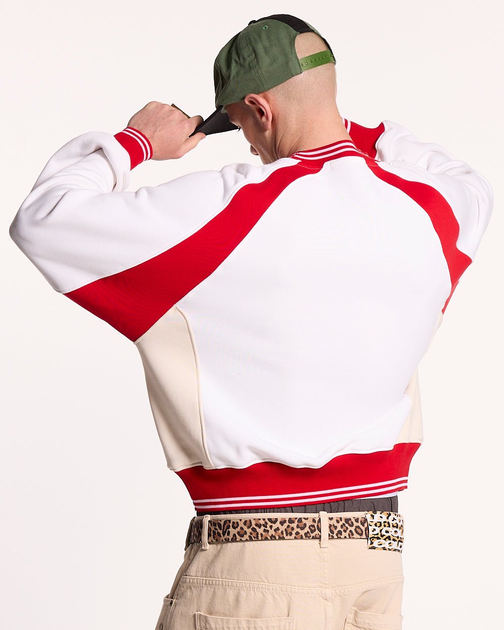 COWBOY VARSITY CREWNECK FIERY RED - COLD CULTURE