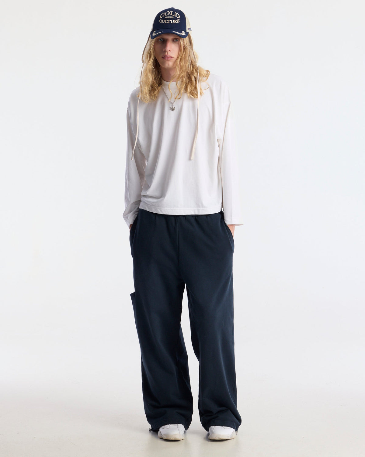 CREW SWEATPANTS MIDNIGHT BLUE - Cold Culture #man