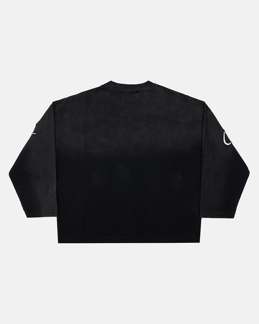 CROSSED SCRIPT LONGSLEEVE 2.0 BLACK - Cold Culture