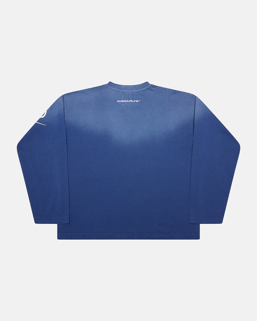 CROSSED SCRIPT LONGSLEEVE VIBRANT BLUE - COLD CULTURE