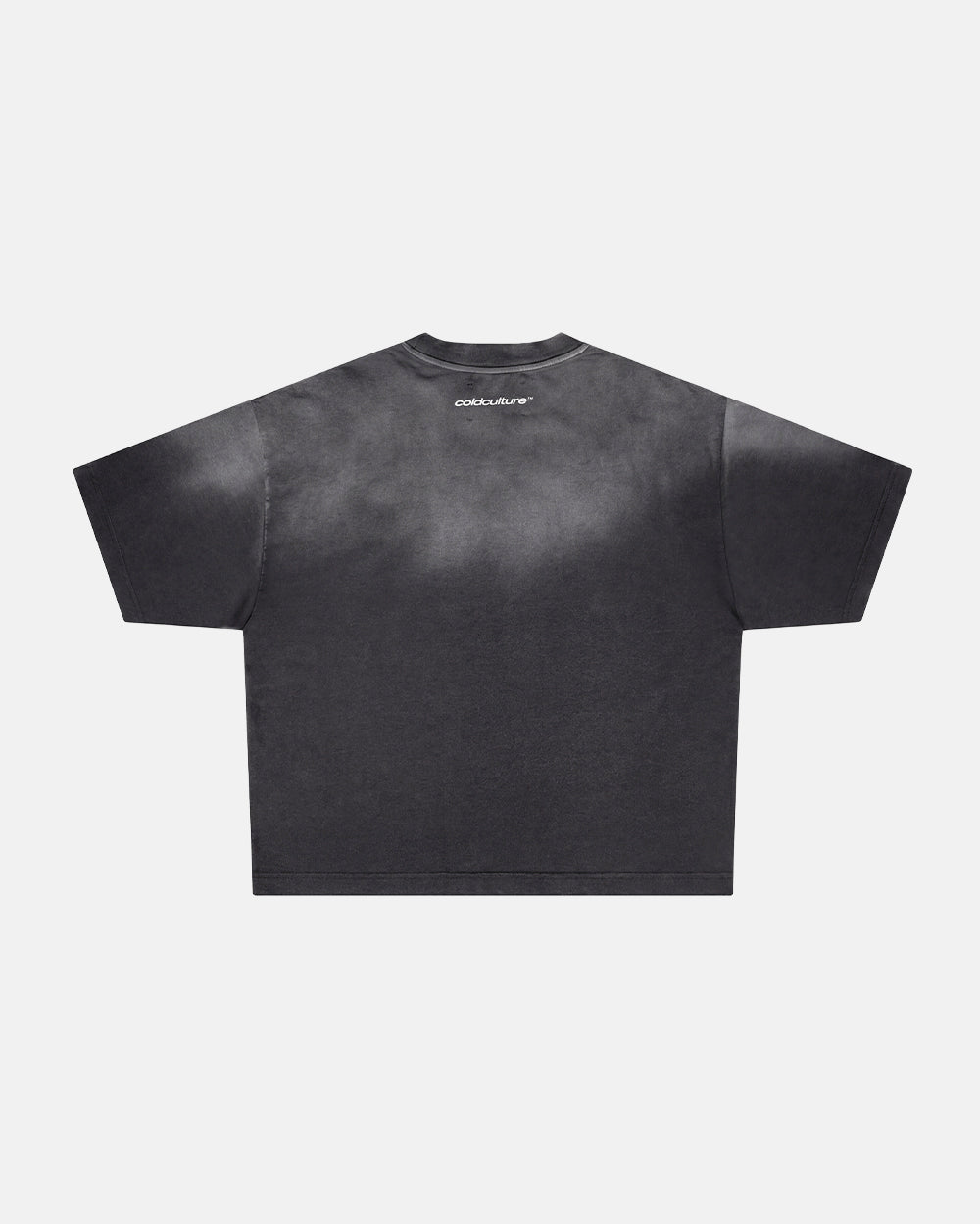 CROSSED SCRIPT TEE BLACK - Cold Culture