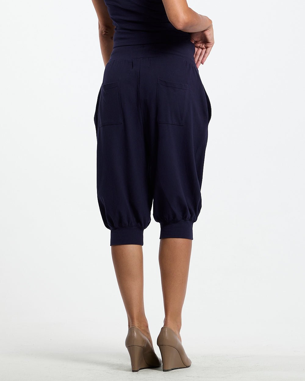 CROSSED SWEATPANTS WOMAN NAVY - Cold Culture