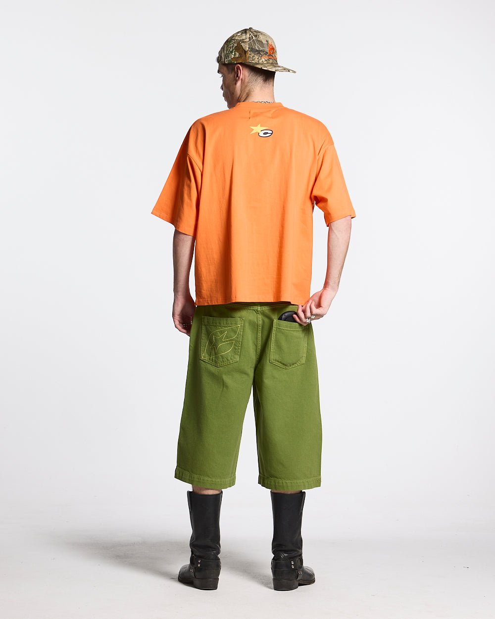 CULT STAR TEE FIRECRACKER ORANGE - COLD CULTURE