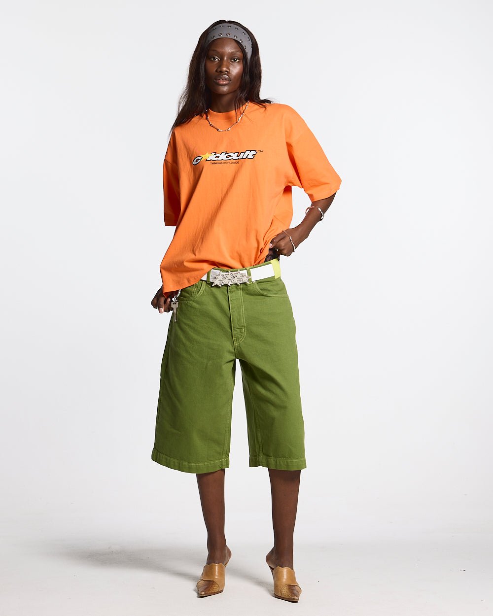 CULT STAR TEE FIRECRACKER ORANGE - COLD CULTURE
