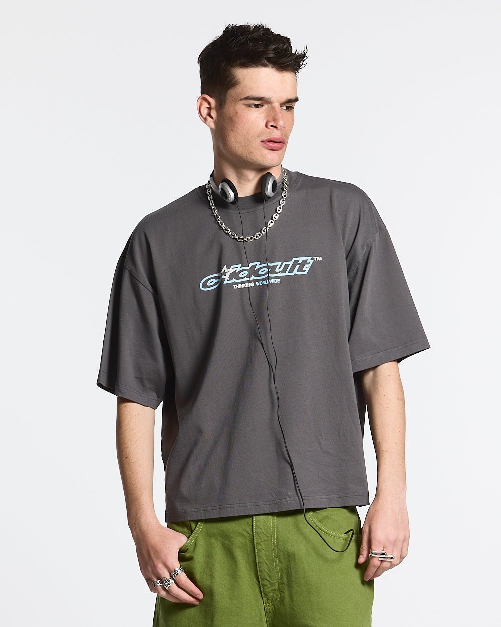 CULT STAR TEE HEAVY GREY - COLD CULTURE
