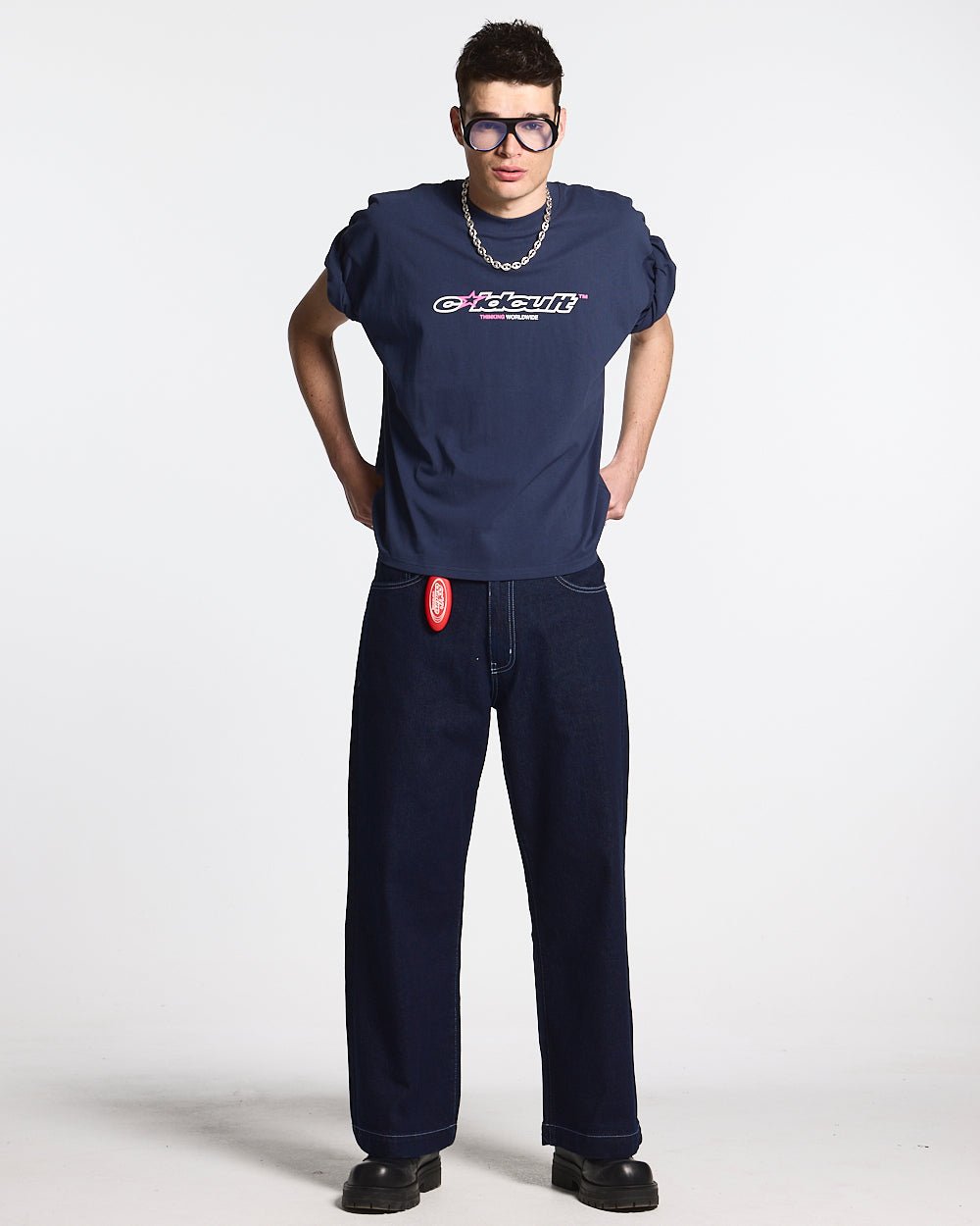 CULT STAR TEE INDIGO BLUE - COLD CULTURE