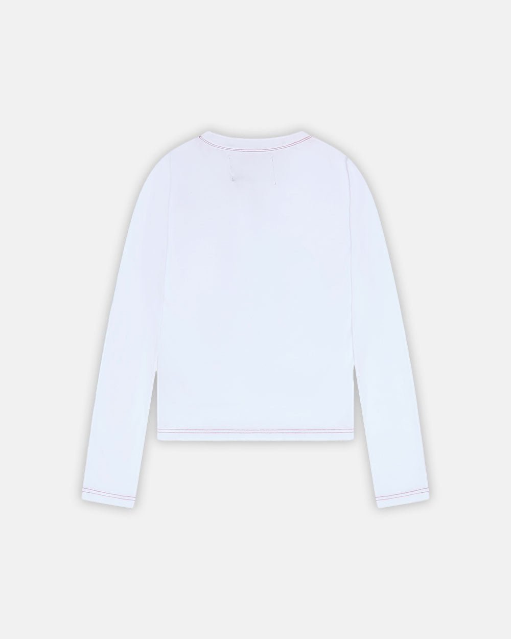 CURLY COLD STRASS LONGSLEEVE TOP WHITE - COLD CULTURE