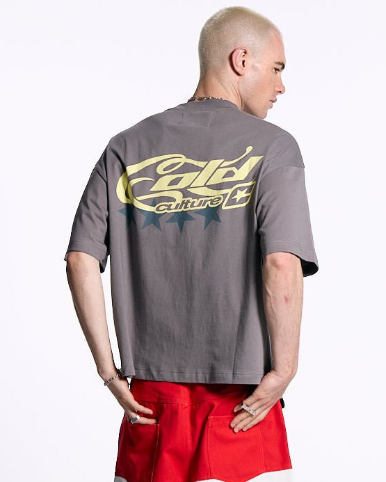 CURLY COLD TEE ASH GREY - COLD CULTURE #man