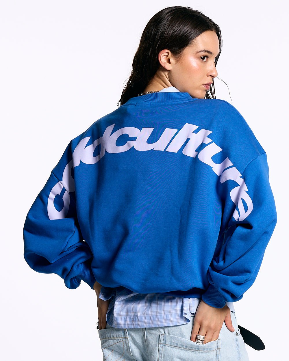 CURVED CREWNECK BLUE - COLD CULTURE