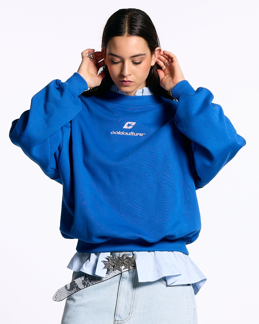 CURVED CREWNECK BLUE - COLD CULTURE