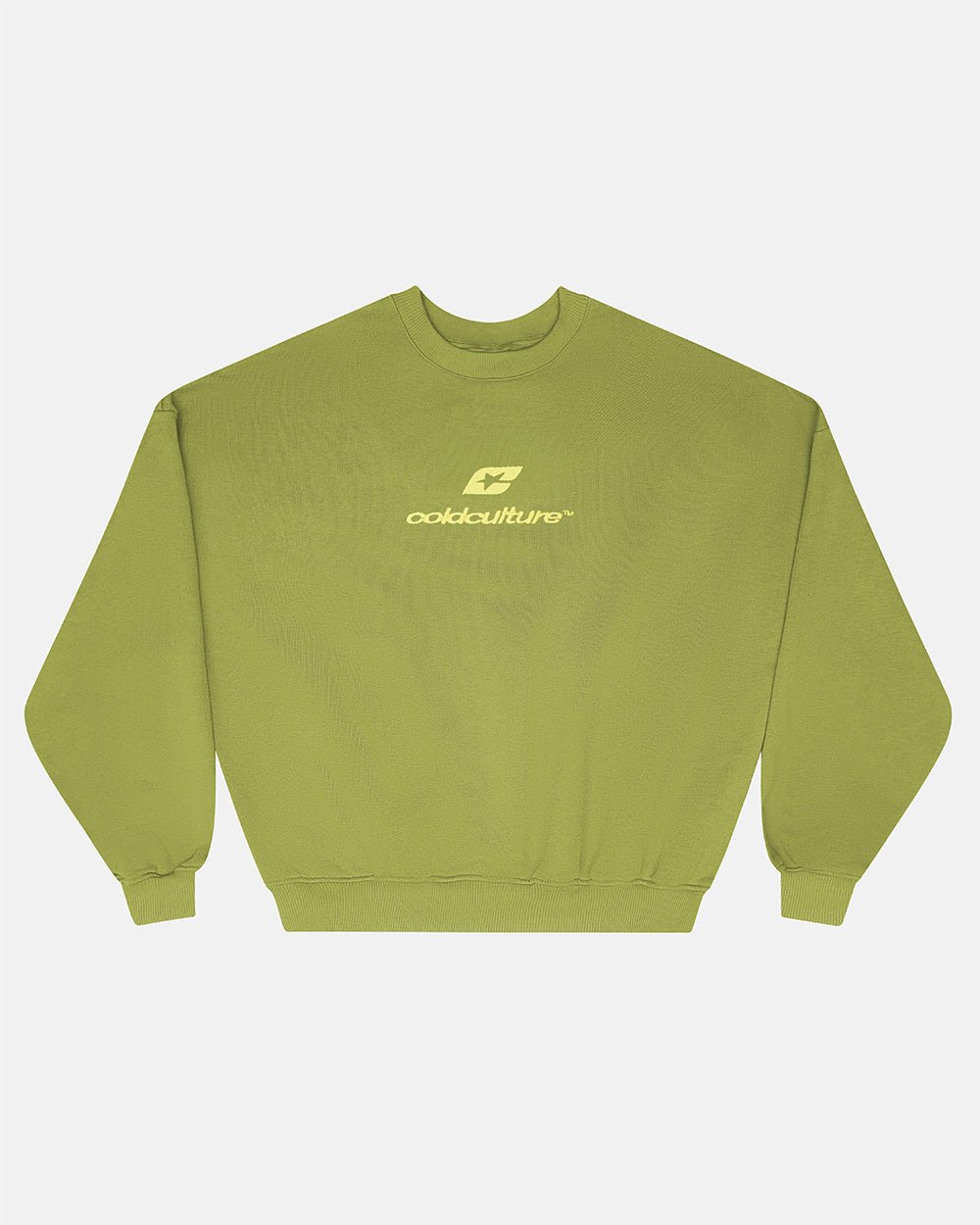 CURVED CREWNECK LIGHT GREEN - COLD CULTURE