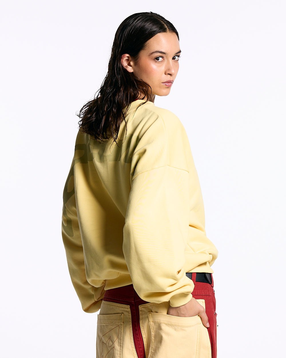 CURVED CREWNECK YELLOW - COLD CULTURE